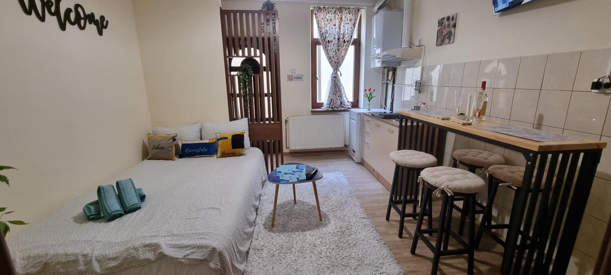 Happy Mood Apartment 5 Brasov Bilik gambar